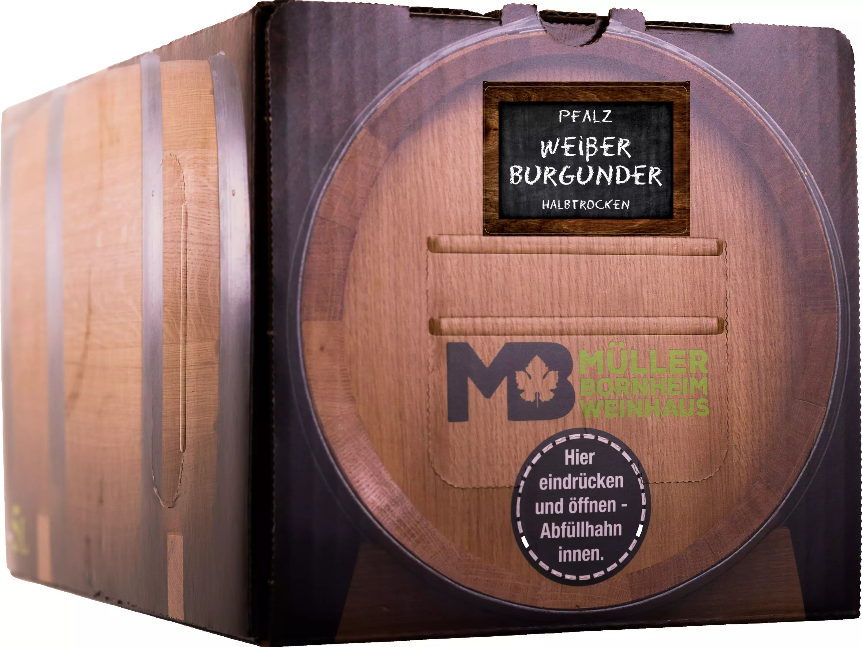 Thurgau Weinhaus Bornheim halbtrocken Bag Müller Box Wein Müller Weißwein in 5L